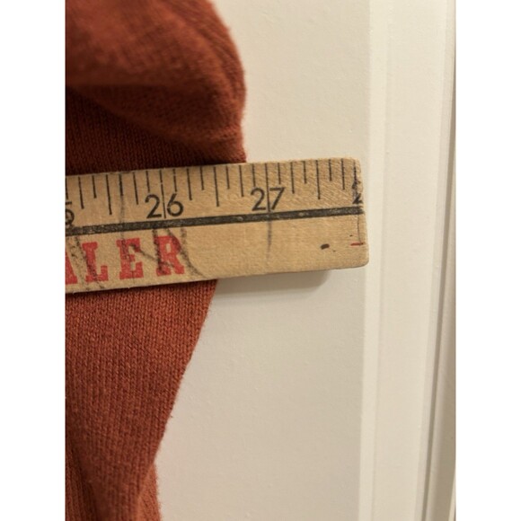 CJ Banks Women’s Rust Classic Appliquéd Cardigan Button Size 3X - Picture 4 of 6